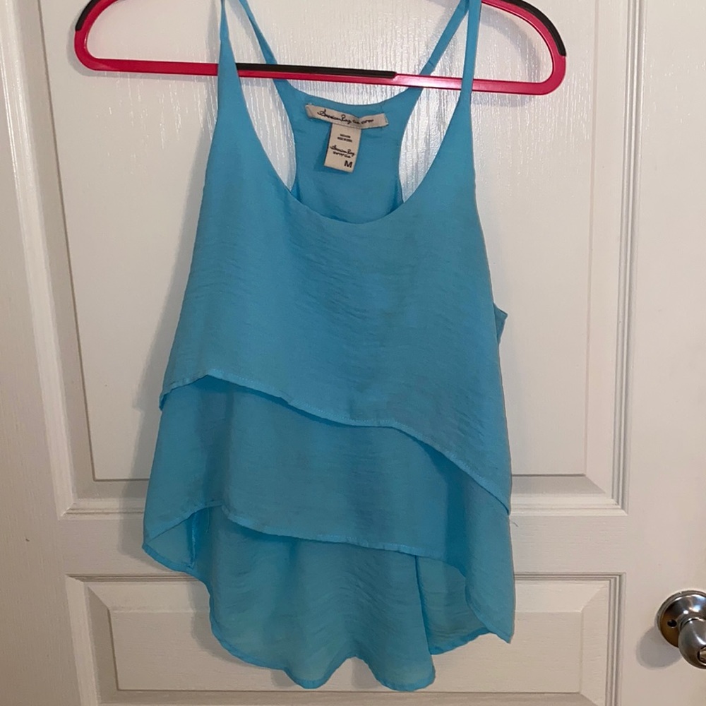 Blue tank